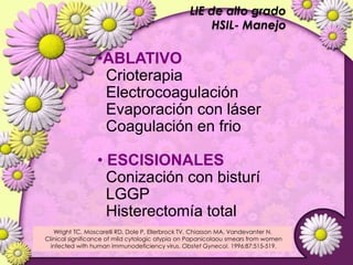 Lesiones PreCancerosas de Cervix