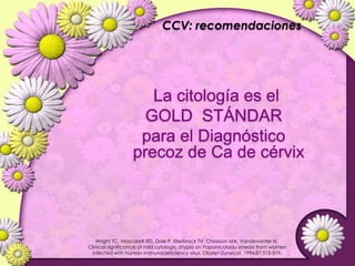 Lesiones PreCancerosas de Cervix