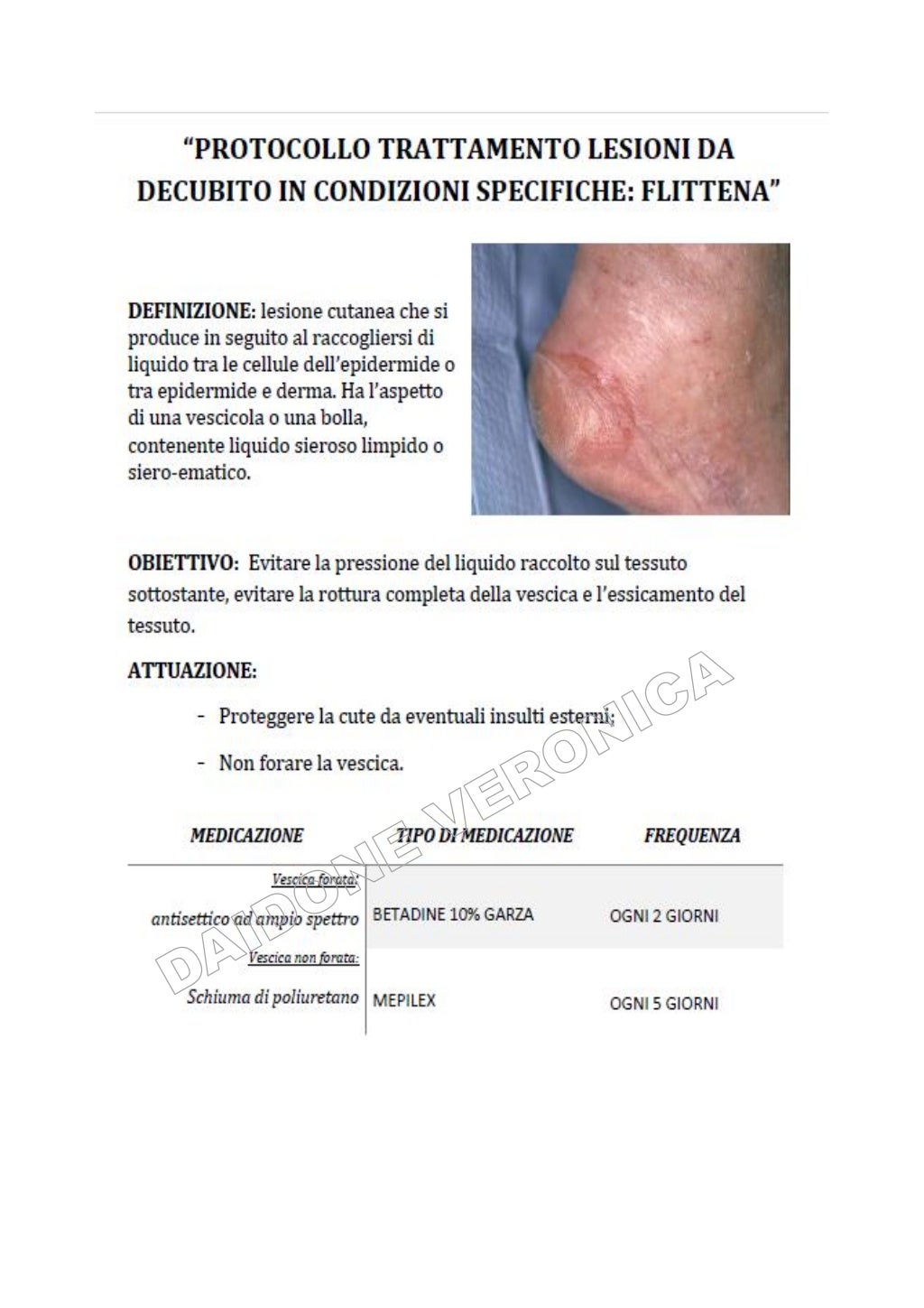 Lesioni da decubito