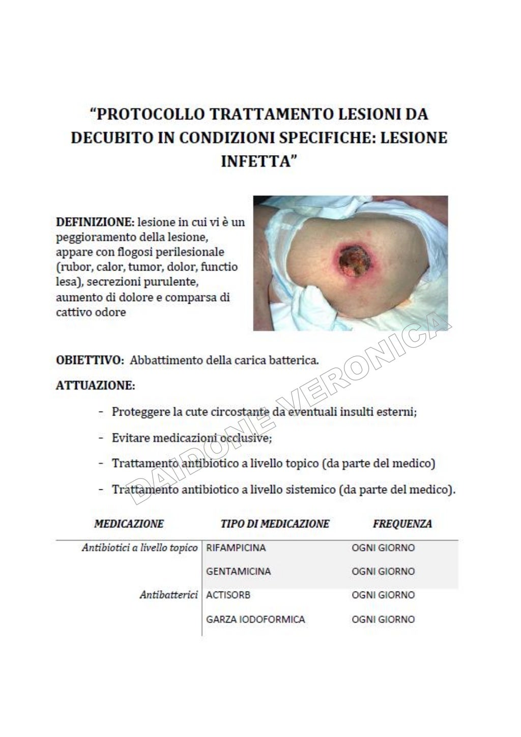 Lesioni da decubito