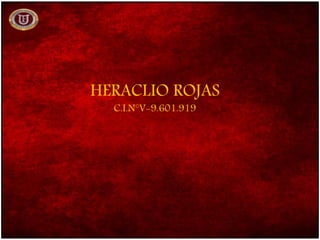 HERACLIO ROJAS
C.I.N°V-9.601.919
 
