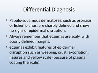 Lesions and Abrasions, Alopecia, Dermatitis and Eczema.pptx