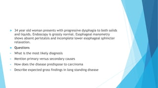 Comprehensive Overview of Esophageal Lesions and Disorders | PDF