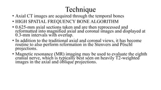Lesions of the temporal bone & petrous ppt | PPTX