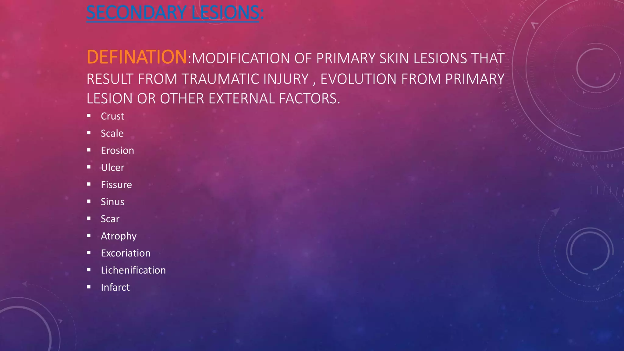 Lesion of skin | PPTX