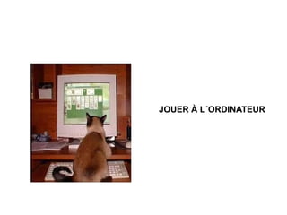 JOUER À L´ORDINATEUR

 