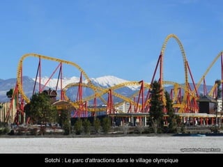 Sotchi : Le parc d'attractions dans le village olympique

 