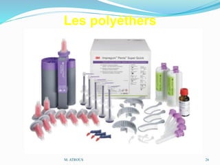 Les polyéthers
M. ATROUS 26
 