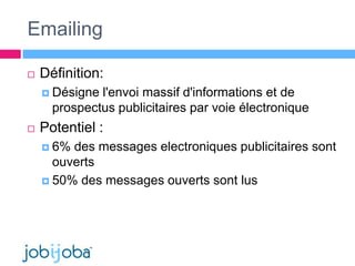 Les Leviers De L’Emarketing (version 2009)
