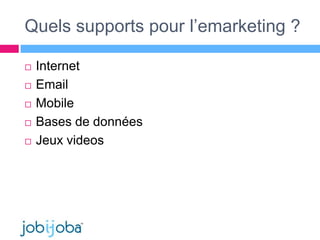 Les Leviers De L’Emarketing (version 2009)
