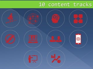 10 content tracks
 