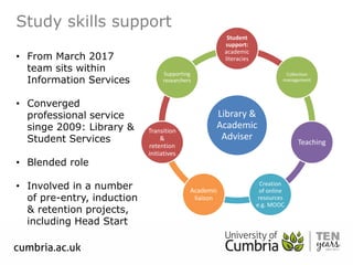 Mind the Gap: Using MOOCs to provide pre-entry skills support at the University of Cumbria - Lesley English