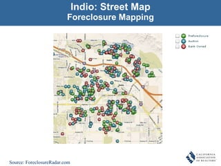 Indio: Street Map Foreclosure Mapping Source: ForeclosureRadar.com 