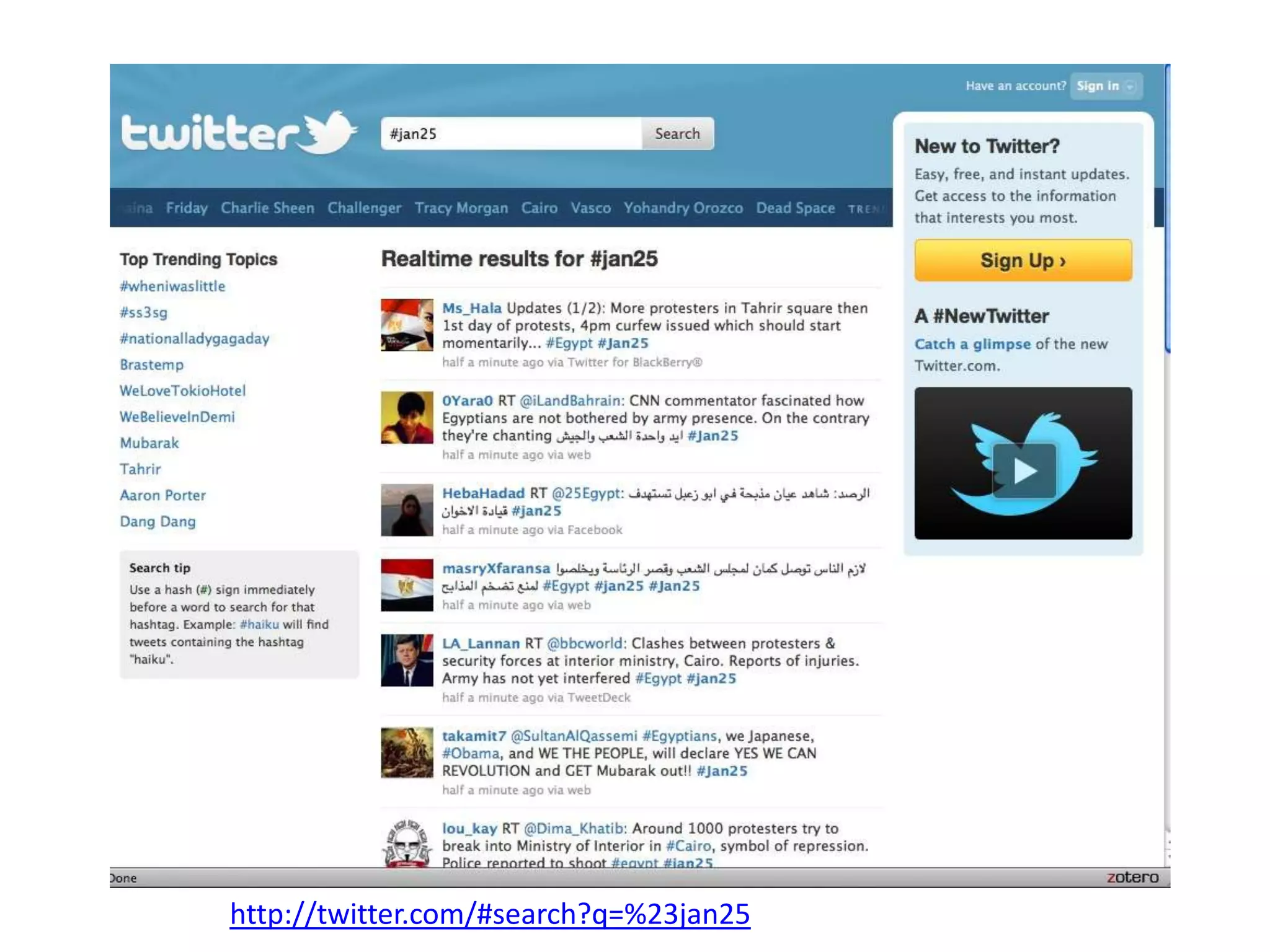 http://twitter.com/#search?q=%23jan25