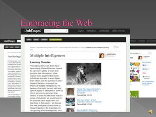 Leslie Outlaw: Educational Bio/Portfolio