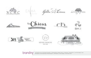 branding    Logo design for: New Concept logo Corporation / Cabe Real Estate // Golden Lioness // Living Green // Revolutionen // Las Chicas Design + Event
           RH Progressive House Sessions (DJ) // BH3 Developers // SER Systems // Henry Designs // Pet Frienly Covers
 