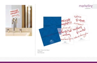 marketing
                                 collateral




Client: Z Ocean South Beach
Art Director
Mirror Decal Set
 