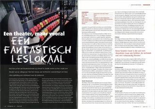 Een theater, maar vooral een fantastisch leslokaal