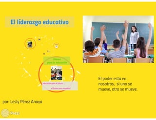 El liderazgo educativo