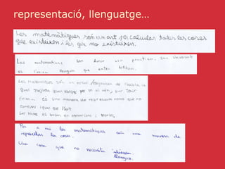 representació, llenguatge… 