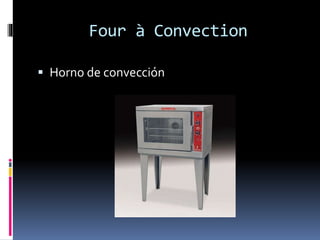 Four à Convection
Horno de convección