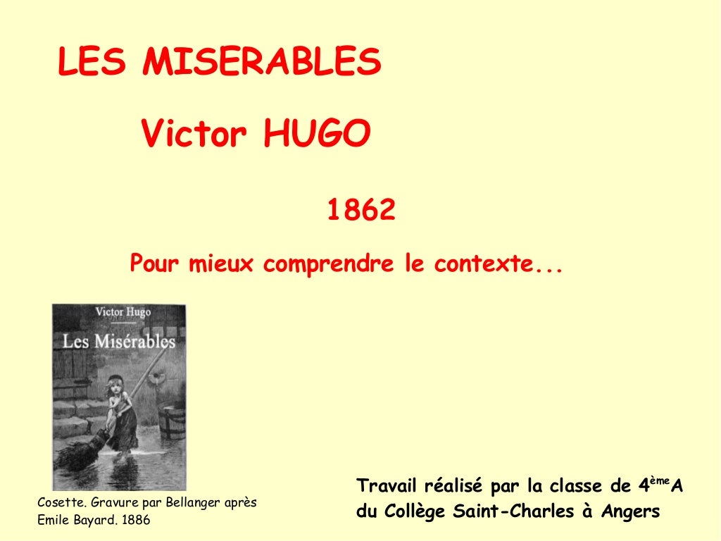 Les Misérables - Texte Abrégé En Ligne Gratuit