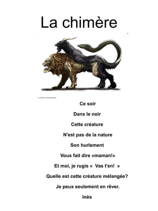 Les Monstres Diaporama 6e A