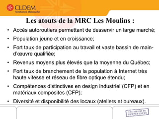 La MRC Les Moulins : un écosystème et un pôle de croissance pour les entreprises innovantes