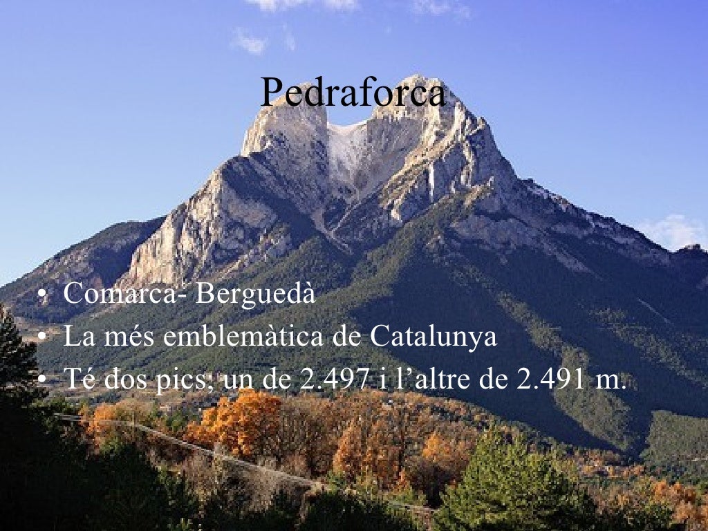 Les muntanyes de Catalunya