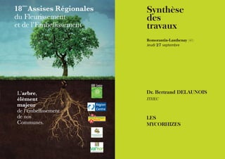 Les mycorhizes
   Dr. Bertrand Delaunois




    18èmes assises régionales du fleurissement et de l’embellissement
       ...