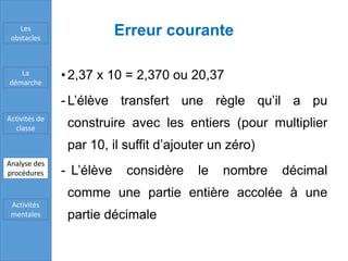 Les Nombres Decimaux Diaporama Definitif Pt