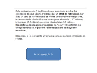 Le rattrapage de .fr
 