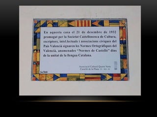 Les normes de Castelló