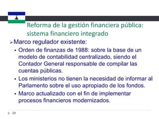 27 ministerios y oficinas