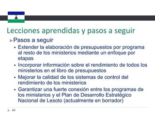Marco fiscal a mediano plazo (MFMP)