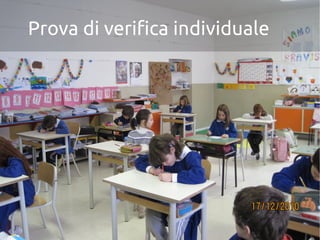 Prova di verifica individuale
 