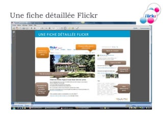 Une fiche détaillée Flickr
 