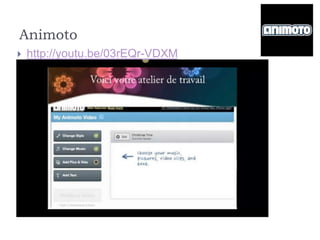 Animoto
   http://youtu.be/03rEQr-VDXM
 