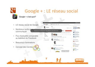 Google + : LE réseau social

 