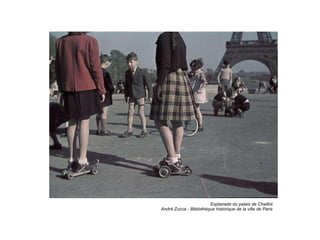 Esplanade du palais de Chaillot André Zucca - Bibliothèque historique de la ville de Paris 