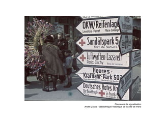 Panneaux de signalisation André Zucca - Bibliothèque historique de la ville de Paris 