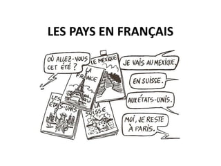 LES PAYS EN FRANÇAIS

 