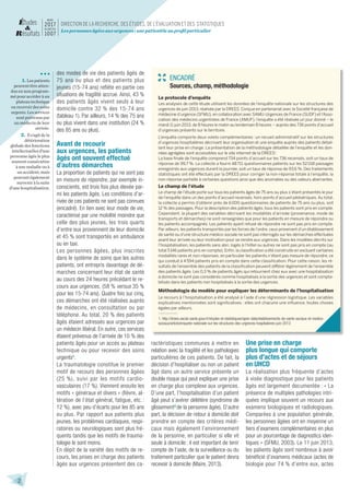 2
Les personnes âgées aux urgences : une patientèle au profil particulier
mars
2017
n u m é r o
1007
des modes de vie des ...