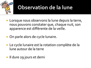 Les phases de la lune final | PPTX
