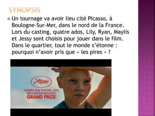  Un tournage va avoir lieu cité Picasso, à
Boulogne-Sur-Mer, dans le nord de la France.
Lors du casting, quatre ados, Lil...