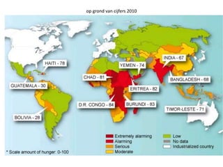 politiek
 Stijgt iets op lijst good governance
(GB 207); transparantie stijgt
 Staat te hoog in de failed state index
(GB 209C)
 Lange tijd onderdrukking door
heersende klasse
 Provincies hebben veel autonomie
• Bestuurlijke decentralisatie heeft
etnische tegenstellingen eerder
vergroot dan verkleind;
 Liberalisering op politiek terrein neemt
toe
 