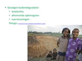 • Bij BNP telt alleen de productie van nationale
bedrijven.
• Kleine bedrijfjes die zeer afhankelijk zijn van
neerslag. Achtergebleven landbouwtechniek
• nog groter negatief effect op cijfer landbouw
bij negatieve afwijkingen van de neerslag.
• http://www.diretube.com/browse-Ethiopian-
Idol-videos-1-date.html
 
