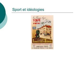 Sport et idéologies
 