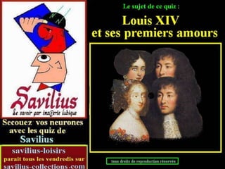 Les premiers amours de Louis xiv
