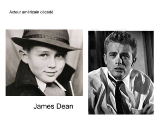 James Dean Acteur américain décédé 